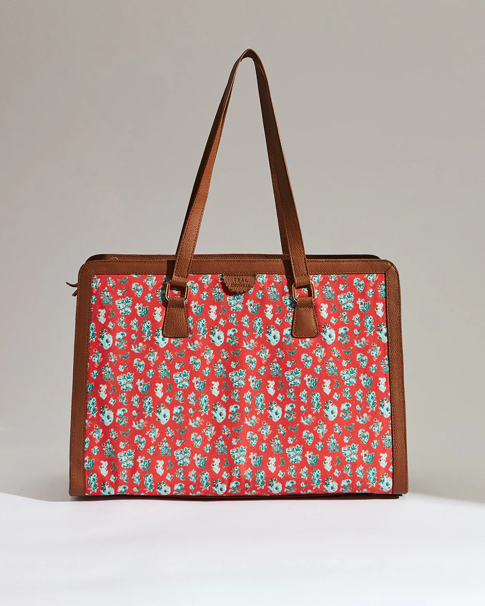 Teal by Chumbak Wildflower Office Tote - Image 3
