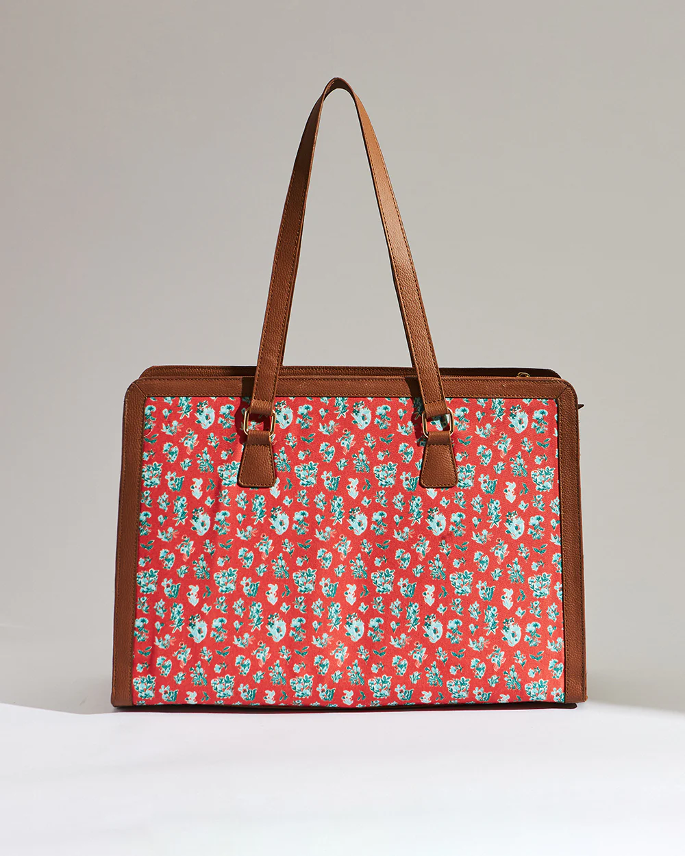 Teal by Chumbak Wildflower Office Tote - Image 6
