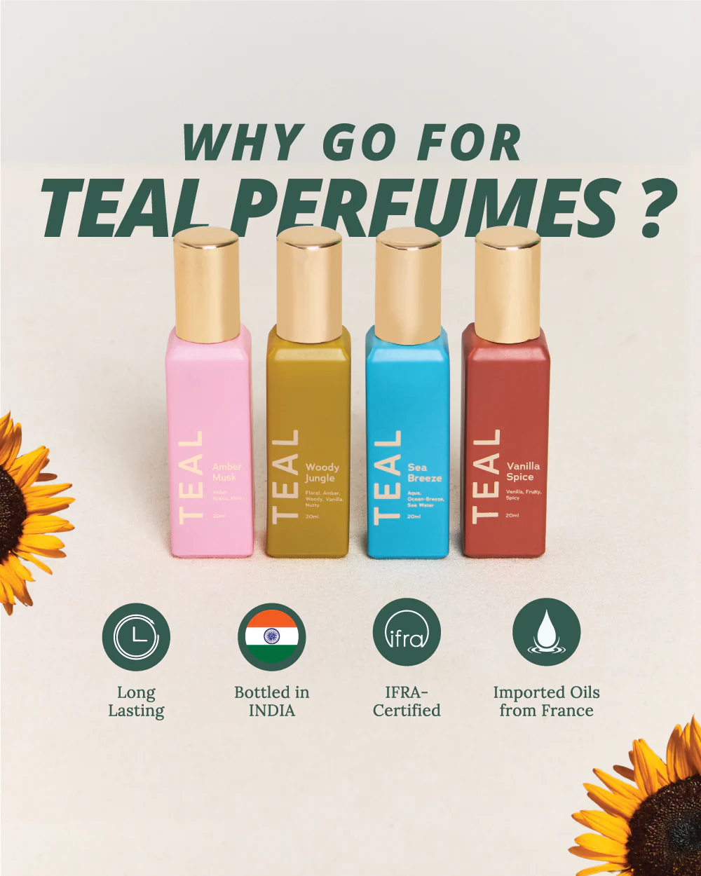 Teal by Chumbak | Wonderland Perfume Gift, Set of 4 - Image 3