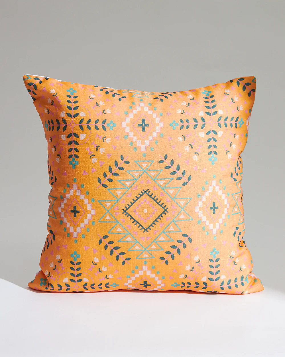 Teal by Chumbak | Mexico Aztec 16" Cushion Covers, Set of 5 - Image 2