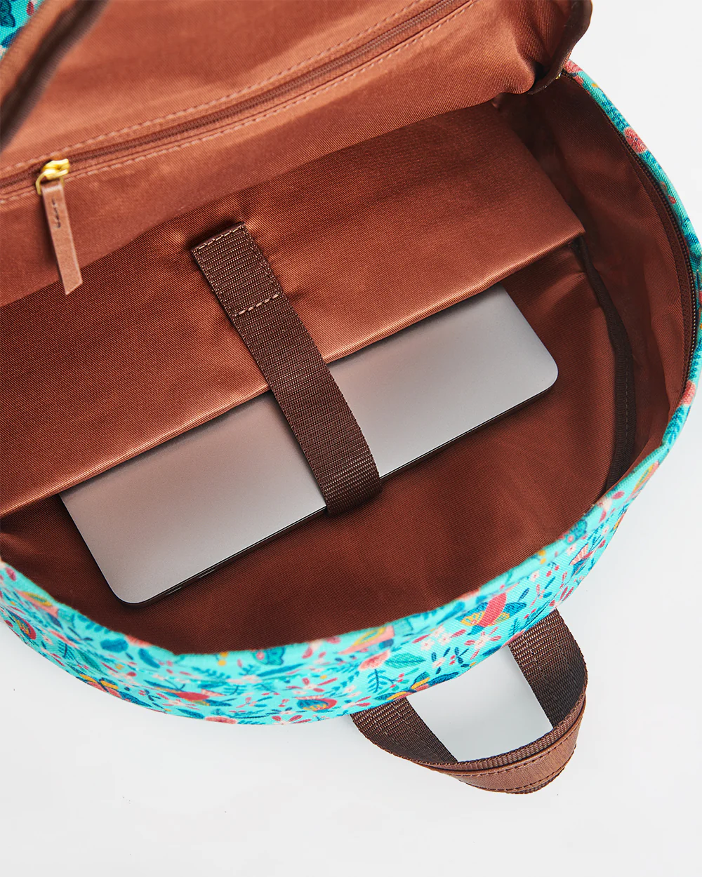 TealByChumbak Birds of Paradise Laptop Backpack - Image 3