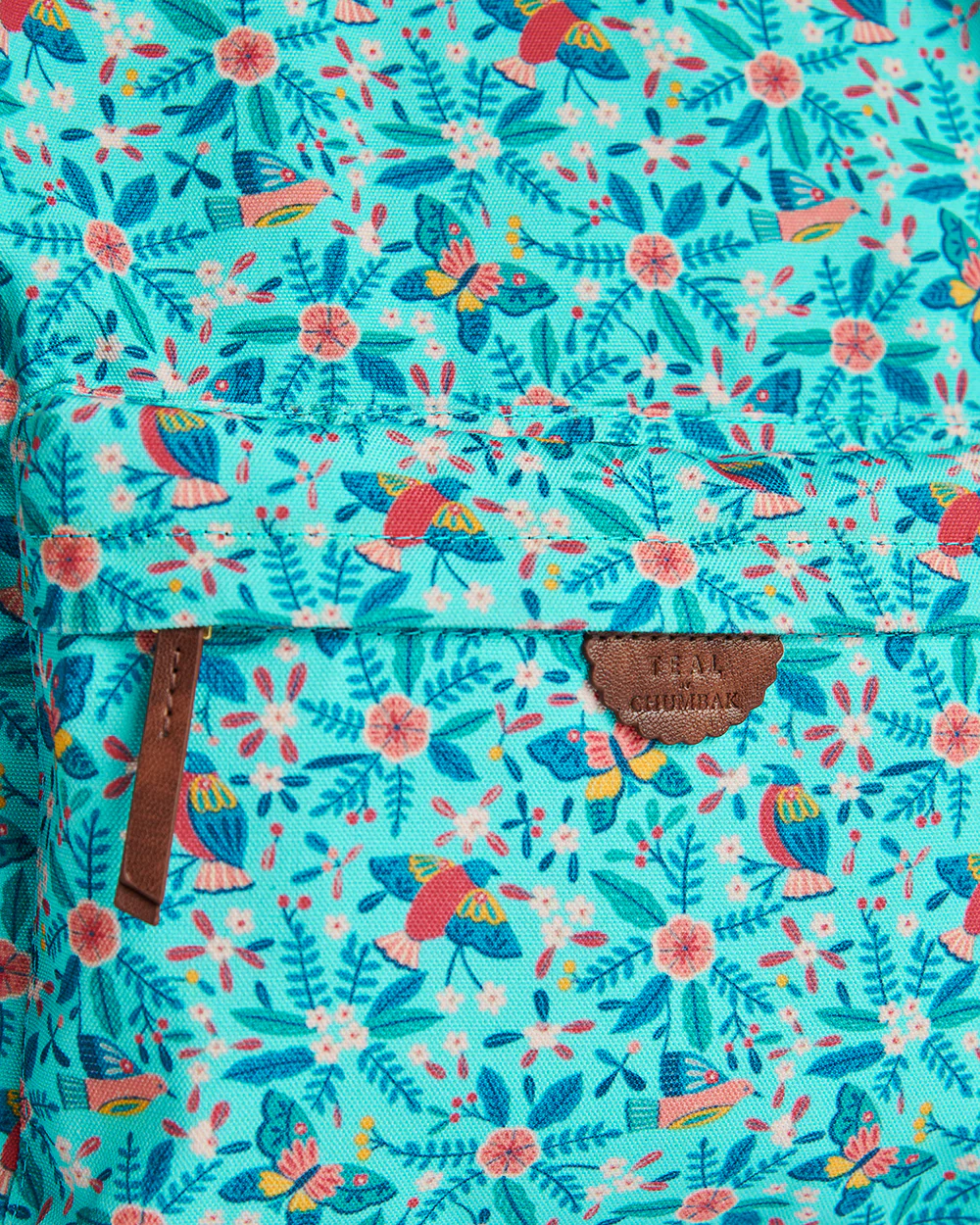 TealByChumbak Birds of Paradise Laptop Backpack - Image 4