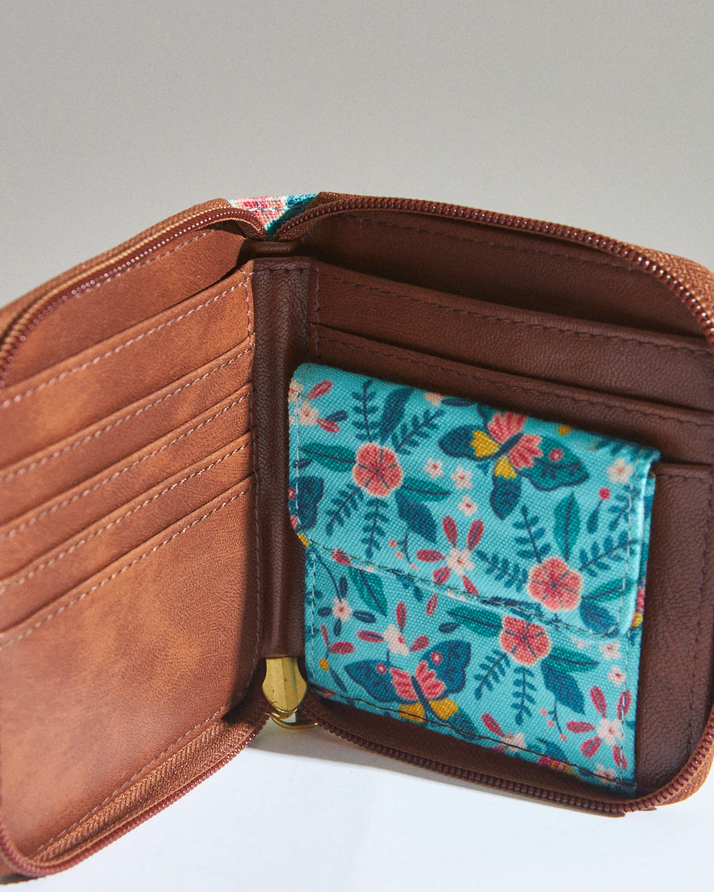 TealByChumbak Birds of Paradise Mini Wallet - Image 3