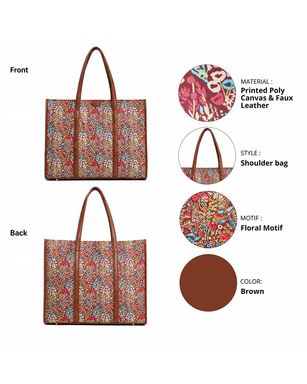 TealByChumbak Rainforest Canvas Tote - Image 2