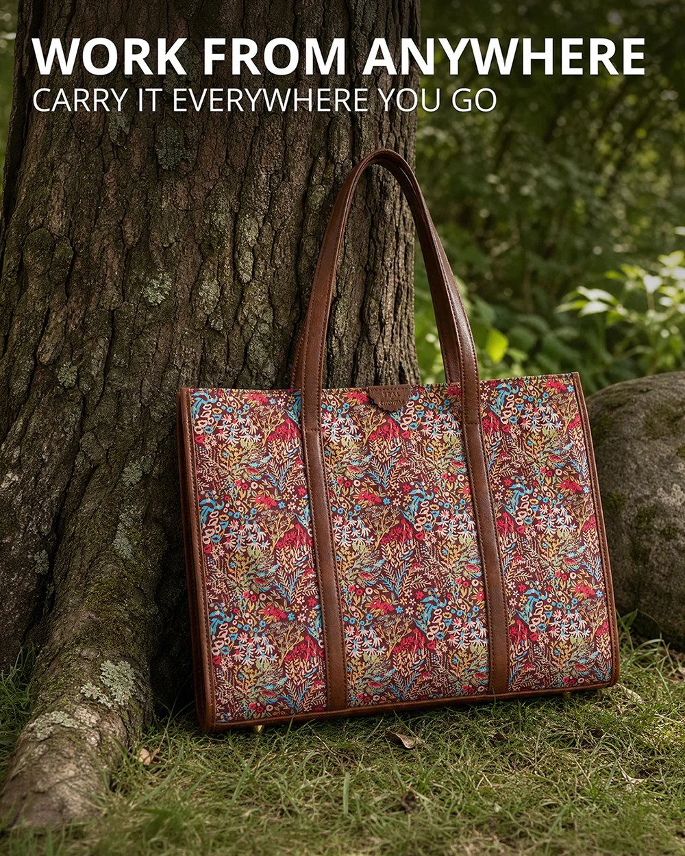 TealByChumbak Rainforest Canvas Tote - Image 6
