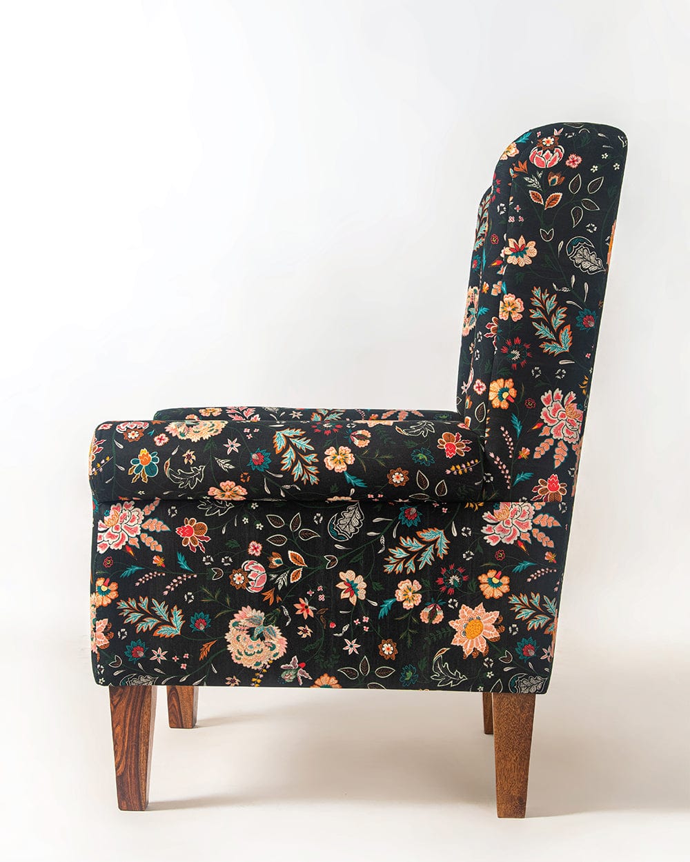 The Begum Wing Chair - Bohemian Palampore - Image 5