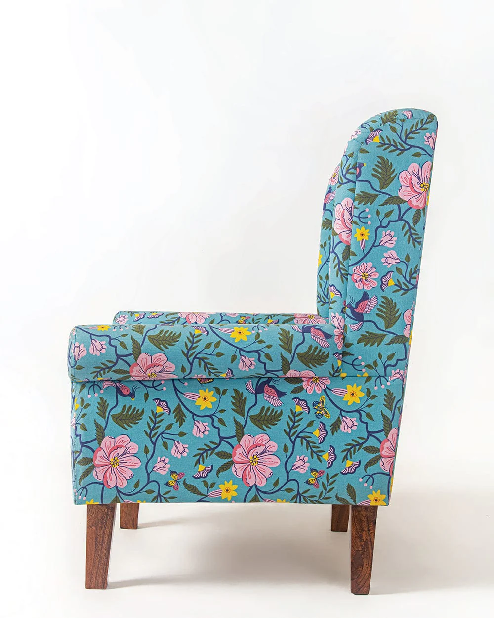 The Begum Wing Chair -Printed - Image 11
