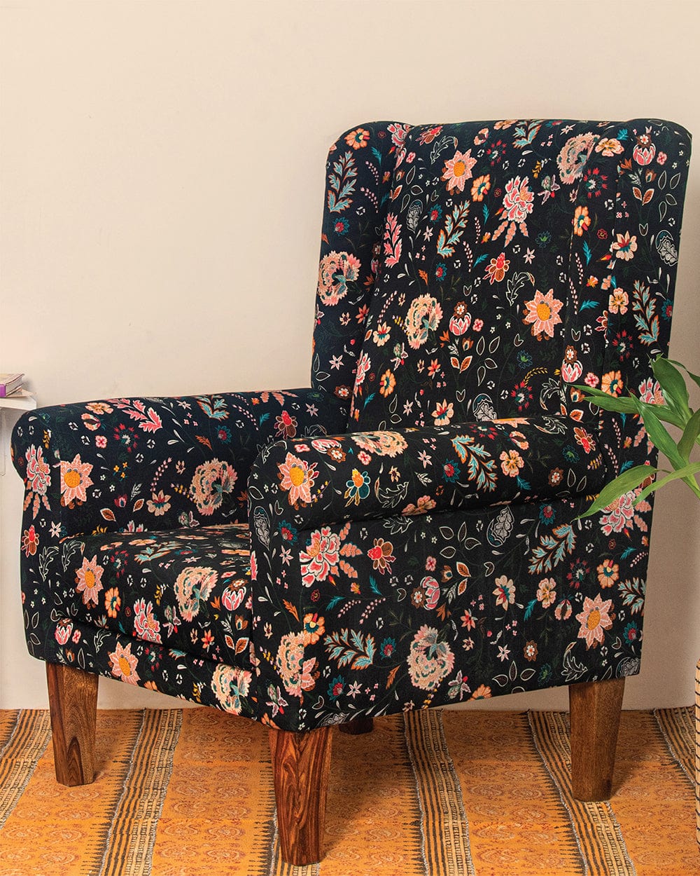 The Begum Wing Chair -Printed - Image 21
