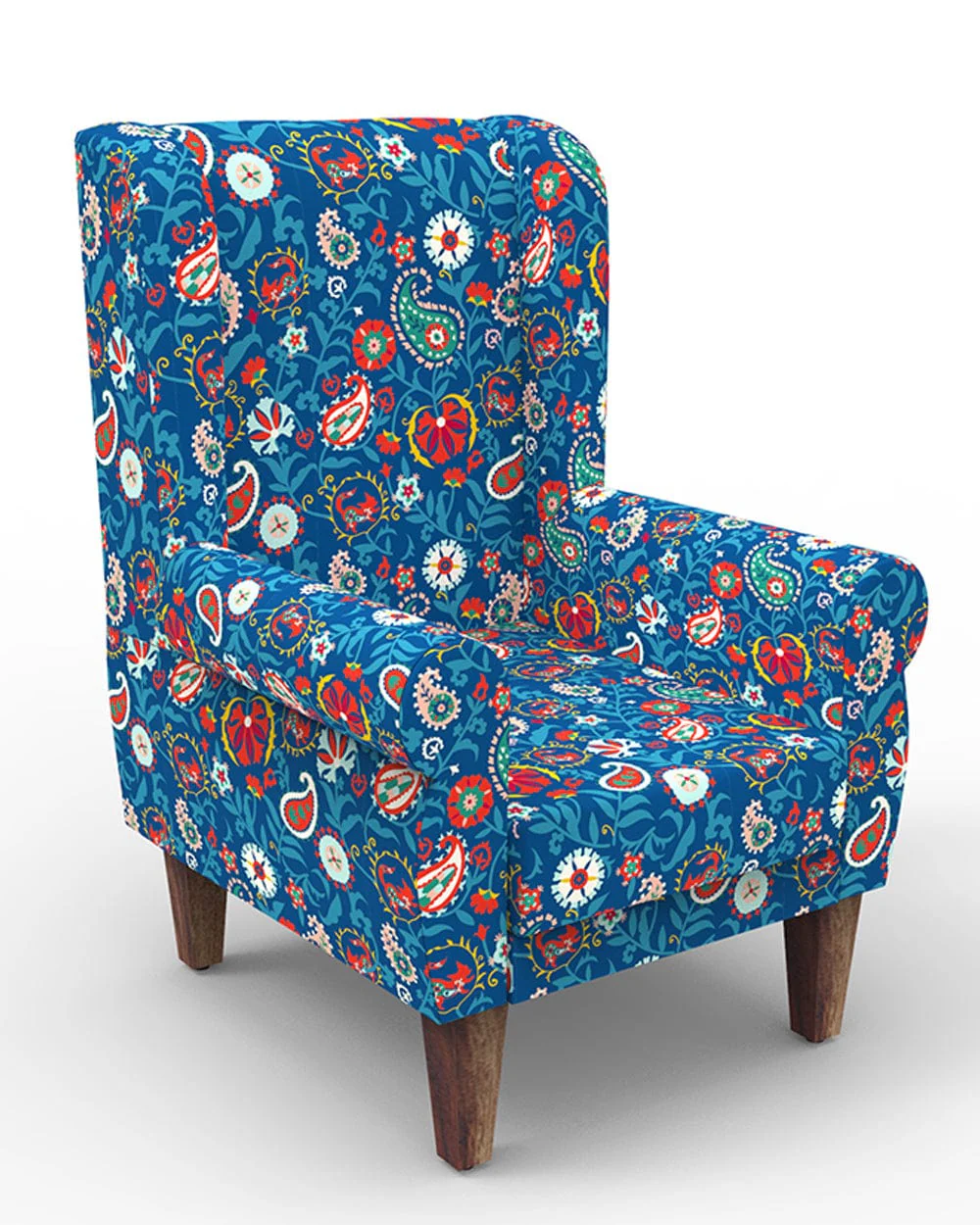 The Begum Wing Chair -Printed - Image 51