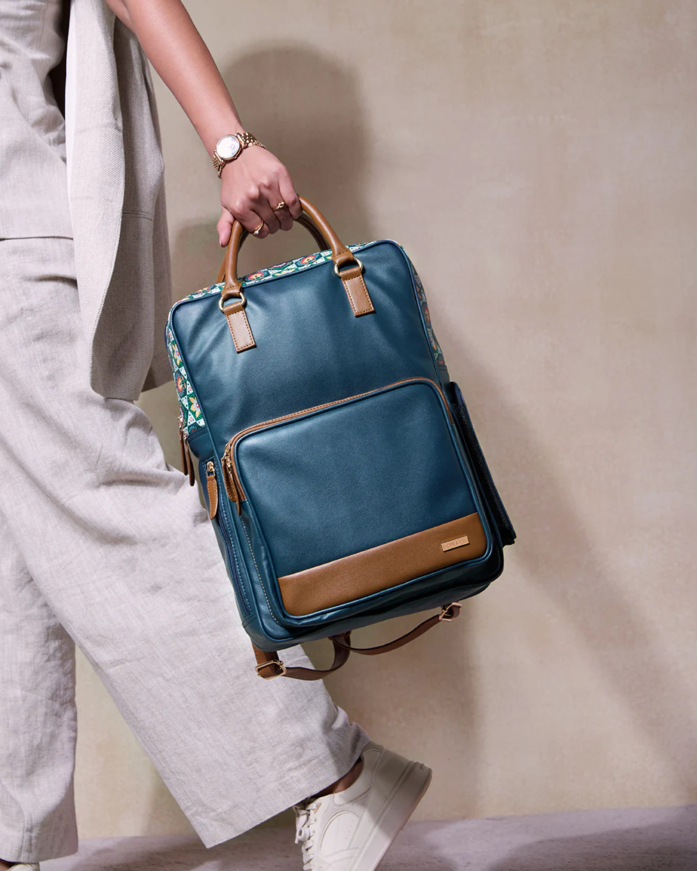 The Bombay Backpack - Floral | Digital Nomad - Image 3