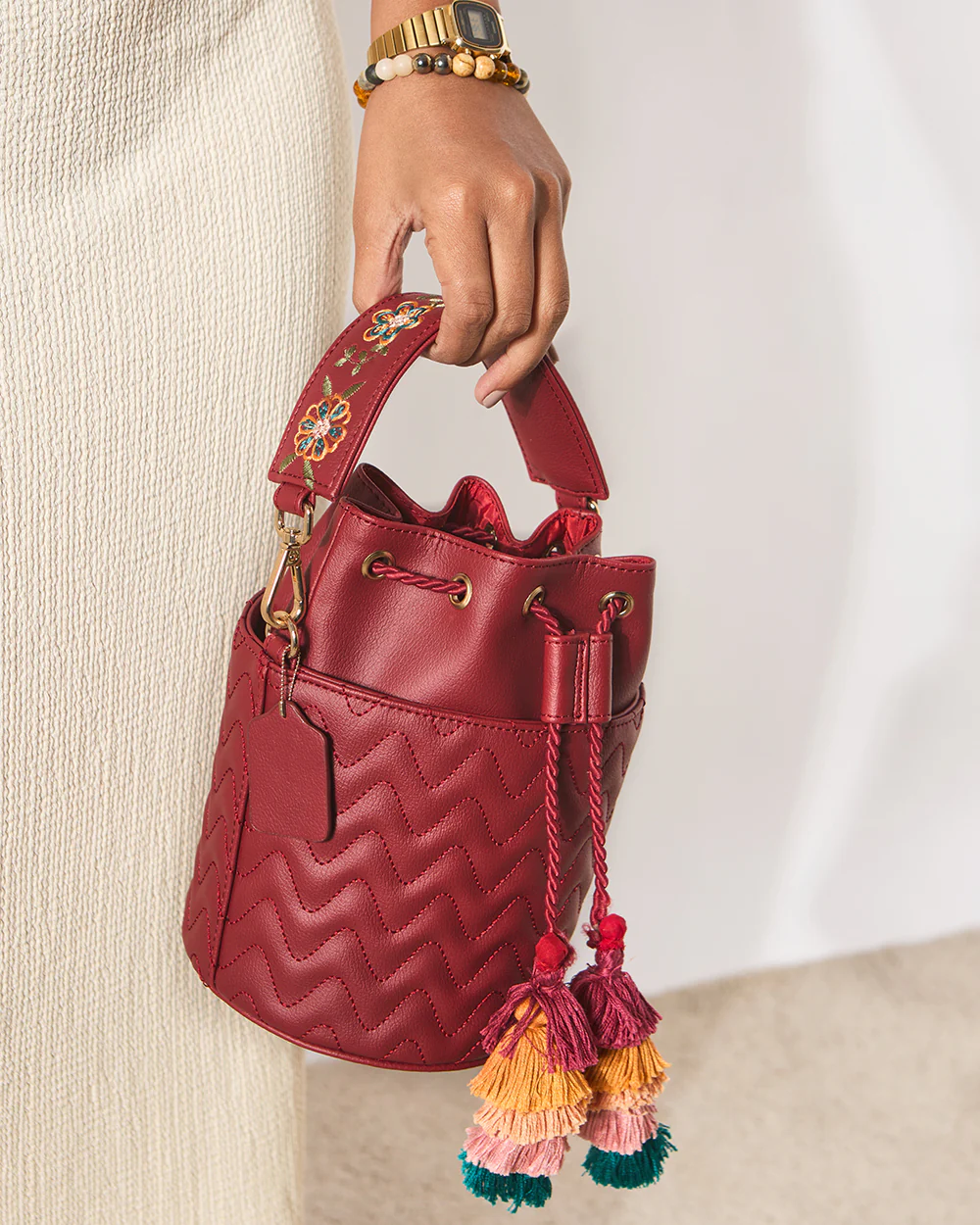 The Bordeaux Bucket Bag | Palace Memoirs - Image 7
