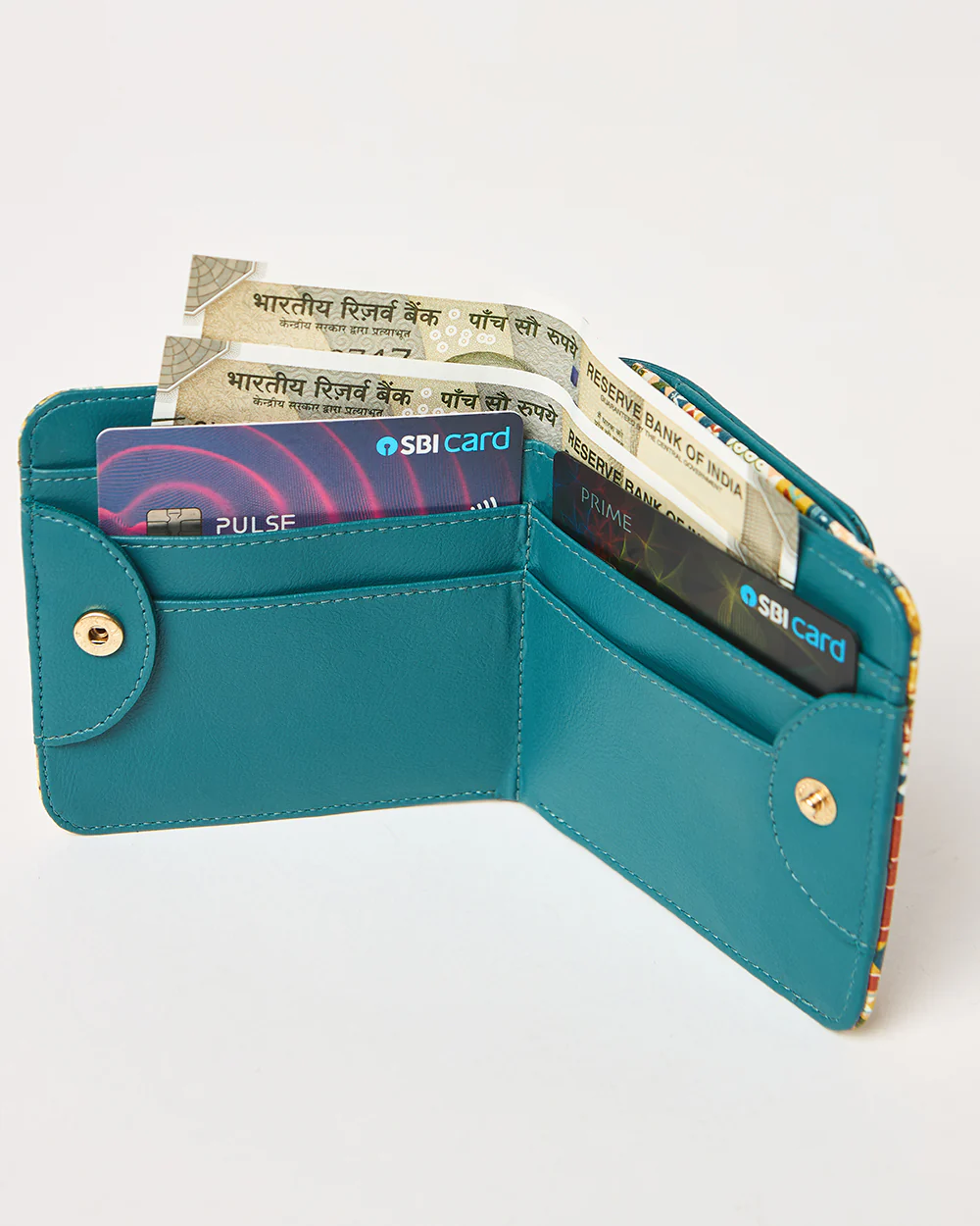 The Kyoto Wallet - Mini | Karaikudi Tiles - Image 6