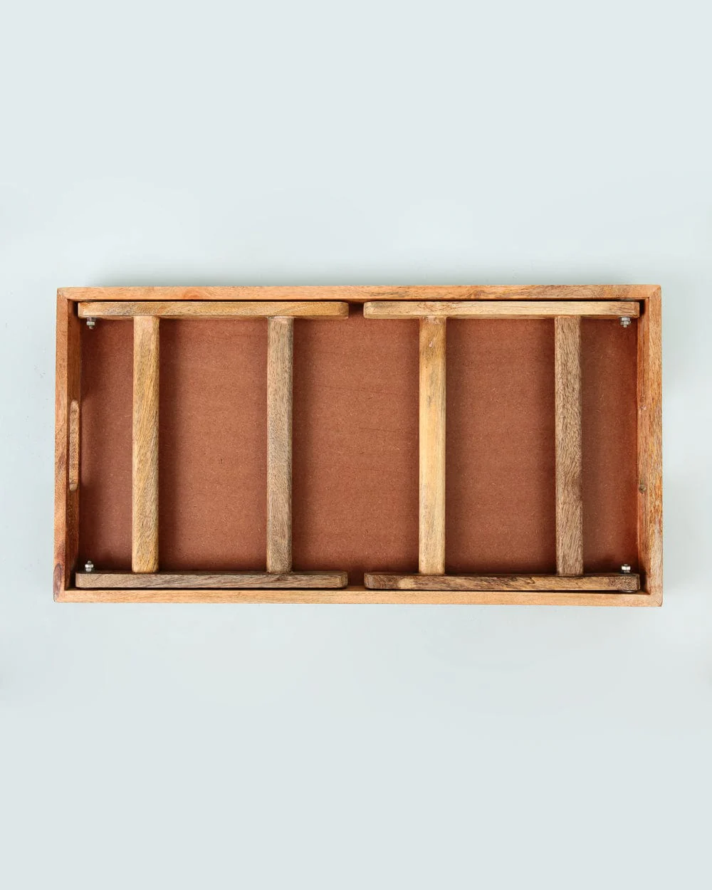 Things Indian Say Foldable Breakfast Tray- Teal - Image 4