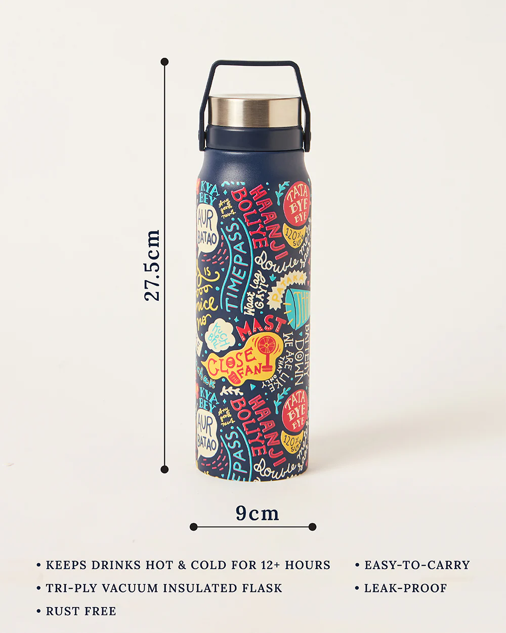 Things Indian Say Thermos Bottle, 700ml - Image 5