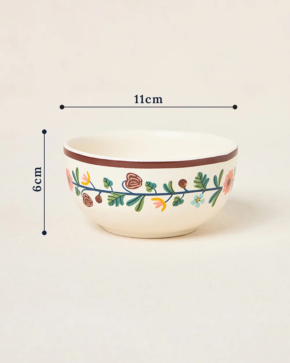 Tiara  Dessert Bowl, 4" dia| Kashmir Trails - Image 5
