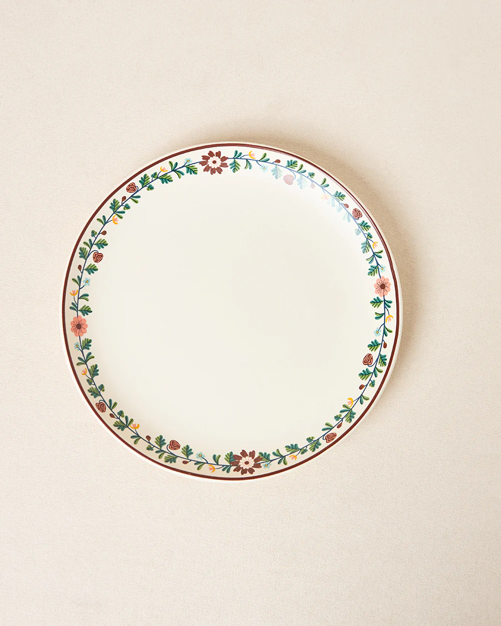 Tiara Dinner Plate, 10" dia | Kashmir Trails - Image 3
