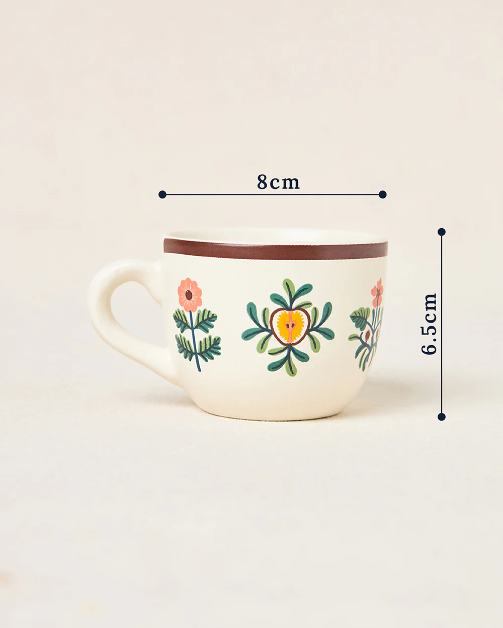 Tiara Tea Cup, 180 ml | Kashmir Trails - Image 5