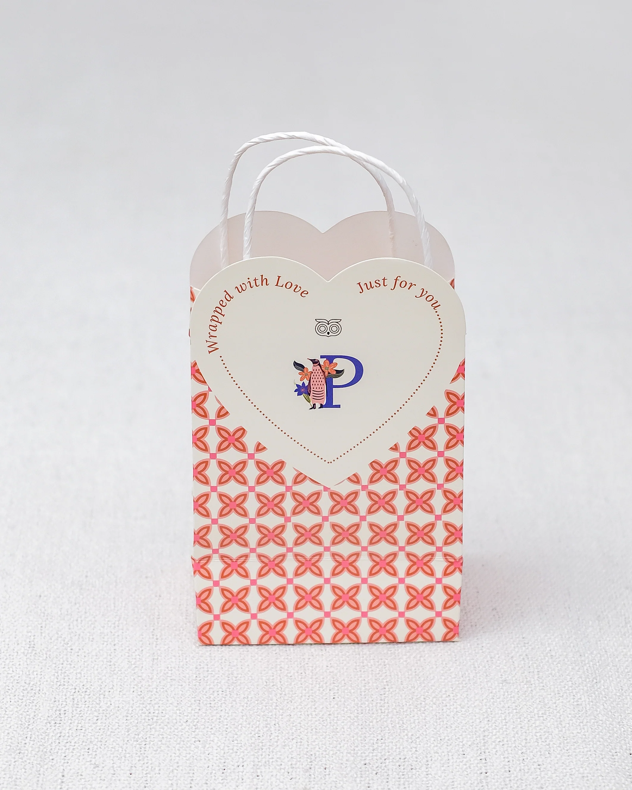 "To P, with Love" Gift Bag - Penguin