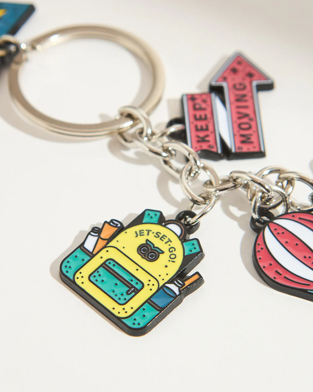 Chumbak Classic Travel Metal Keychain - Image 3
