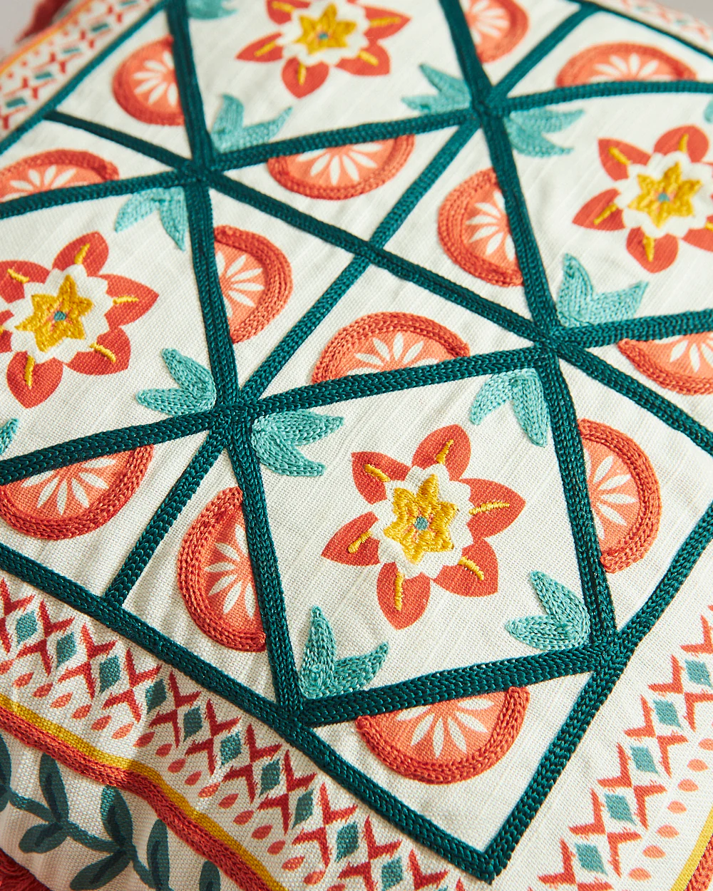 Tree of Life Mosaic Cushion Cover 16" - Image 6