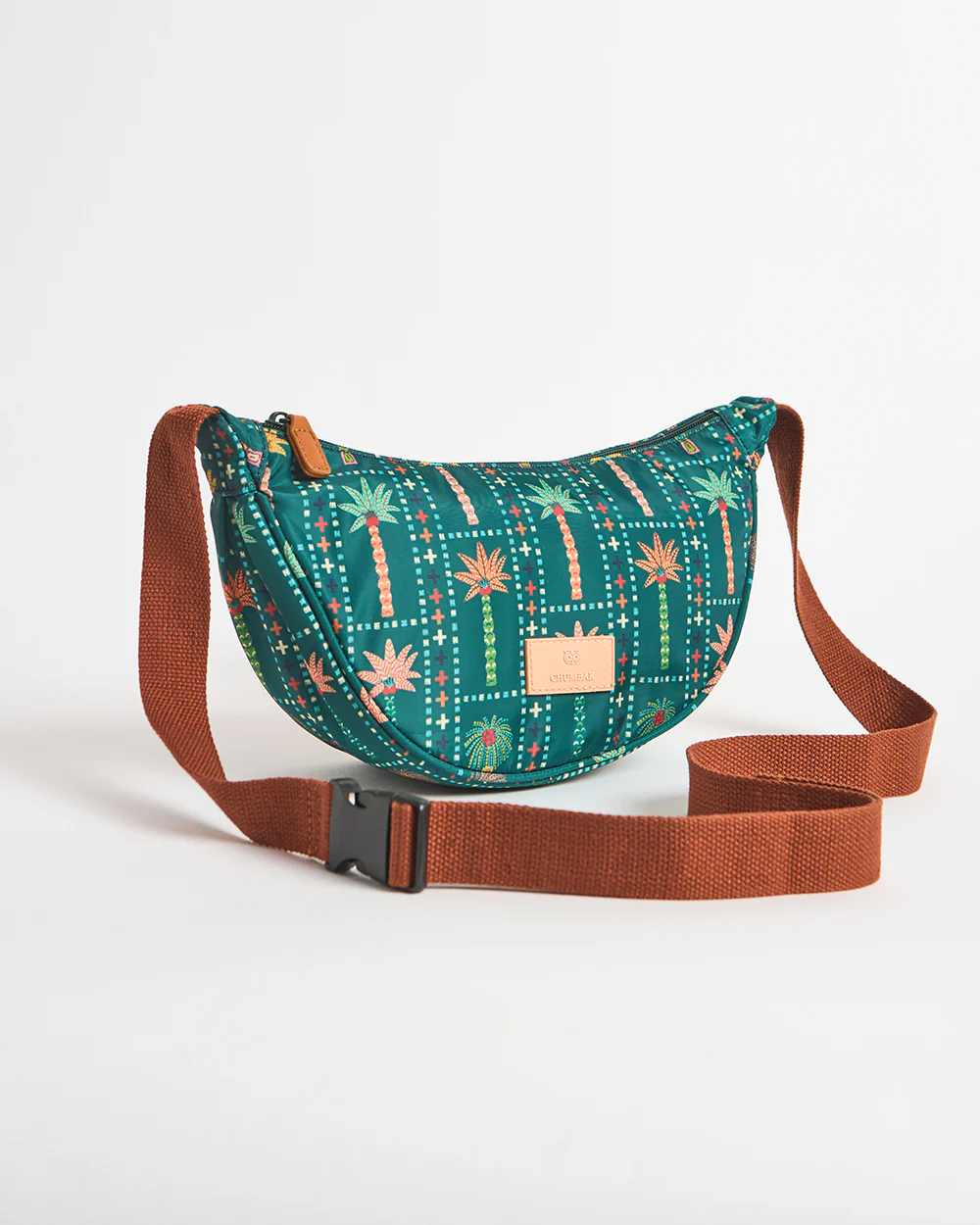 Trippy Half Moon Shoulder Bag - Palms | Digital Nomad - Image 3