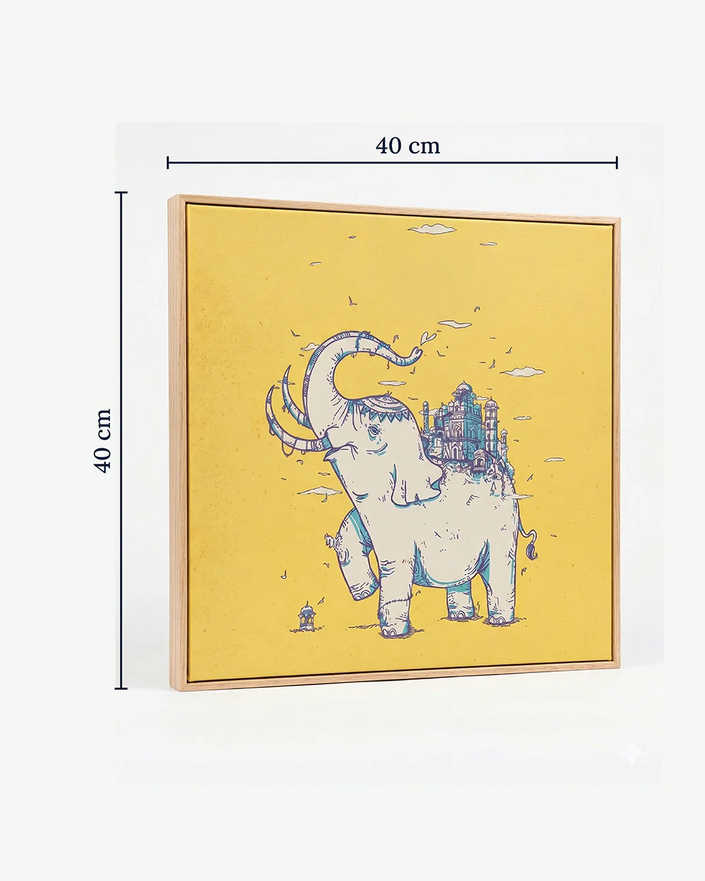 Tusker Wall Frame, 40 x 40 cm - Image 3
