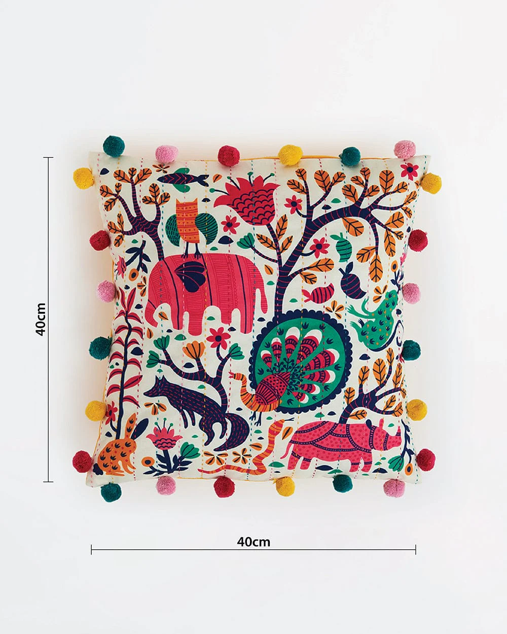 Sundarbans 16" Gondh Cushion Cover - Image 5