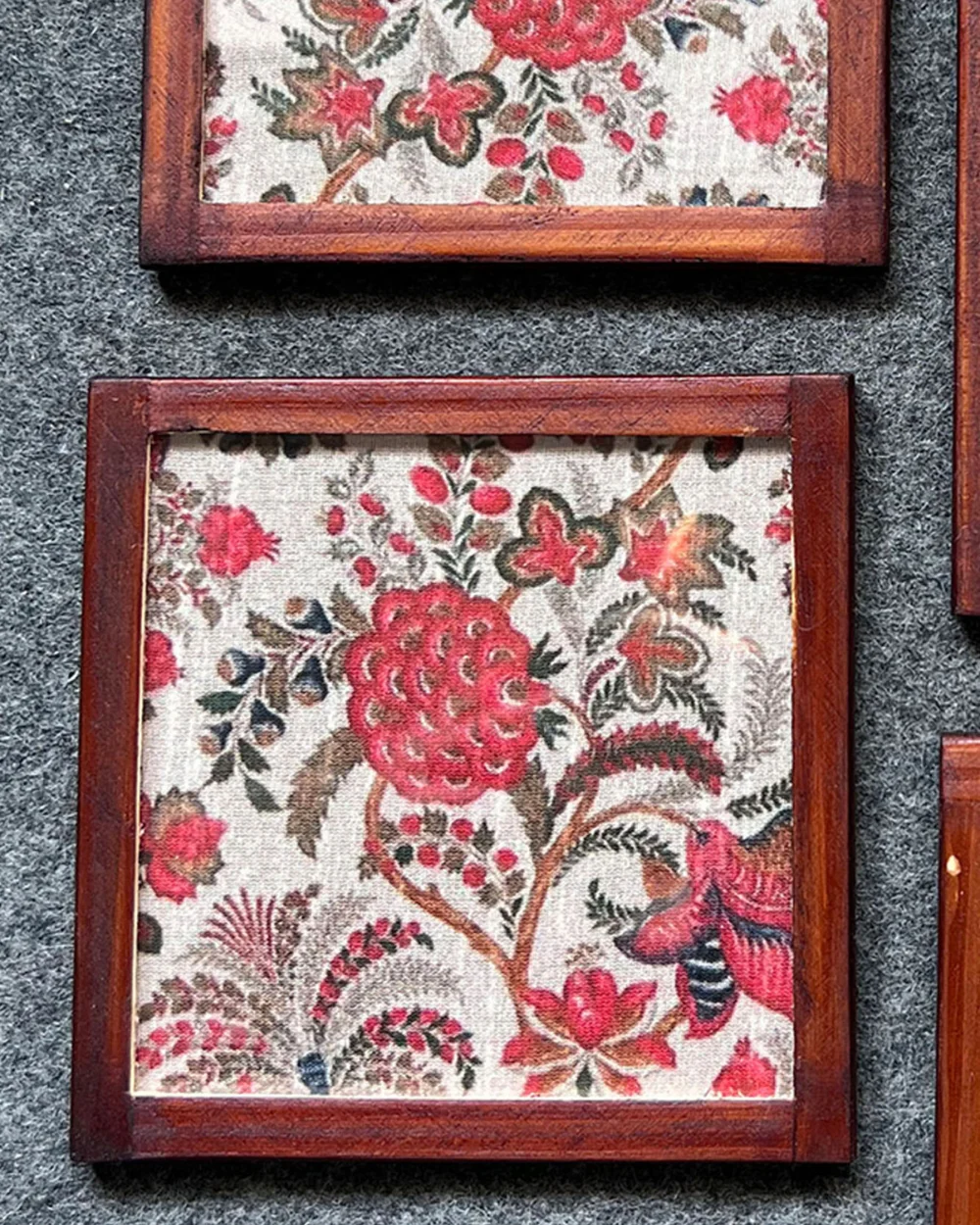 Vintage Rose Coasters, Set of 4 - Image 2