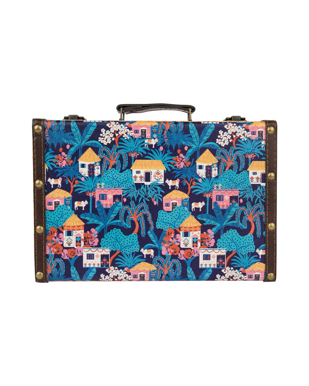 Vivid Village Mini Suitcase - Yellow - Image 3