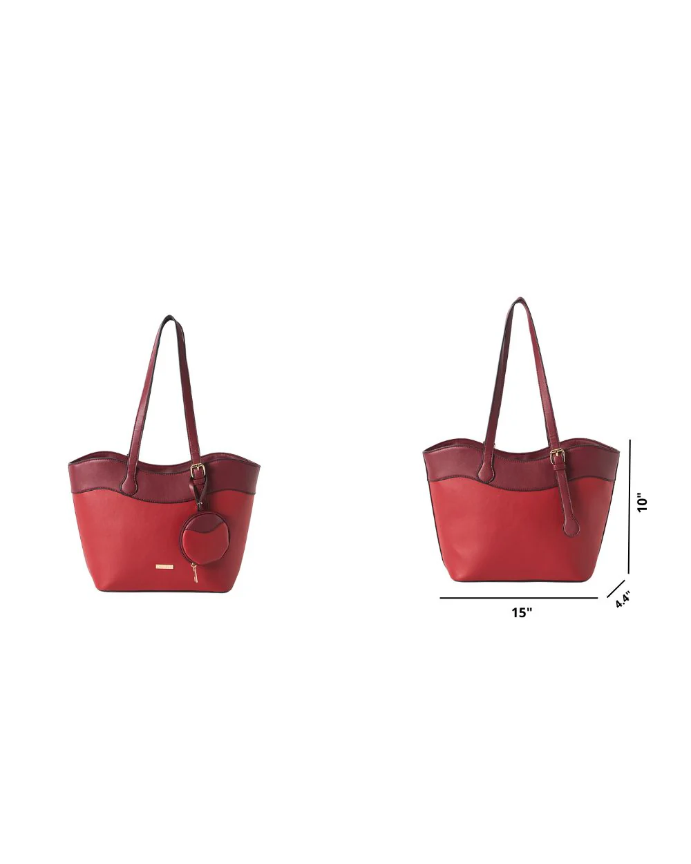 Waves Work-Tote, Red - Image 7
