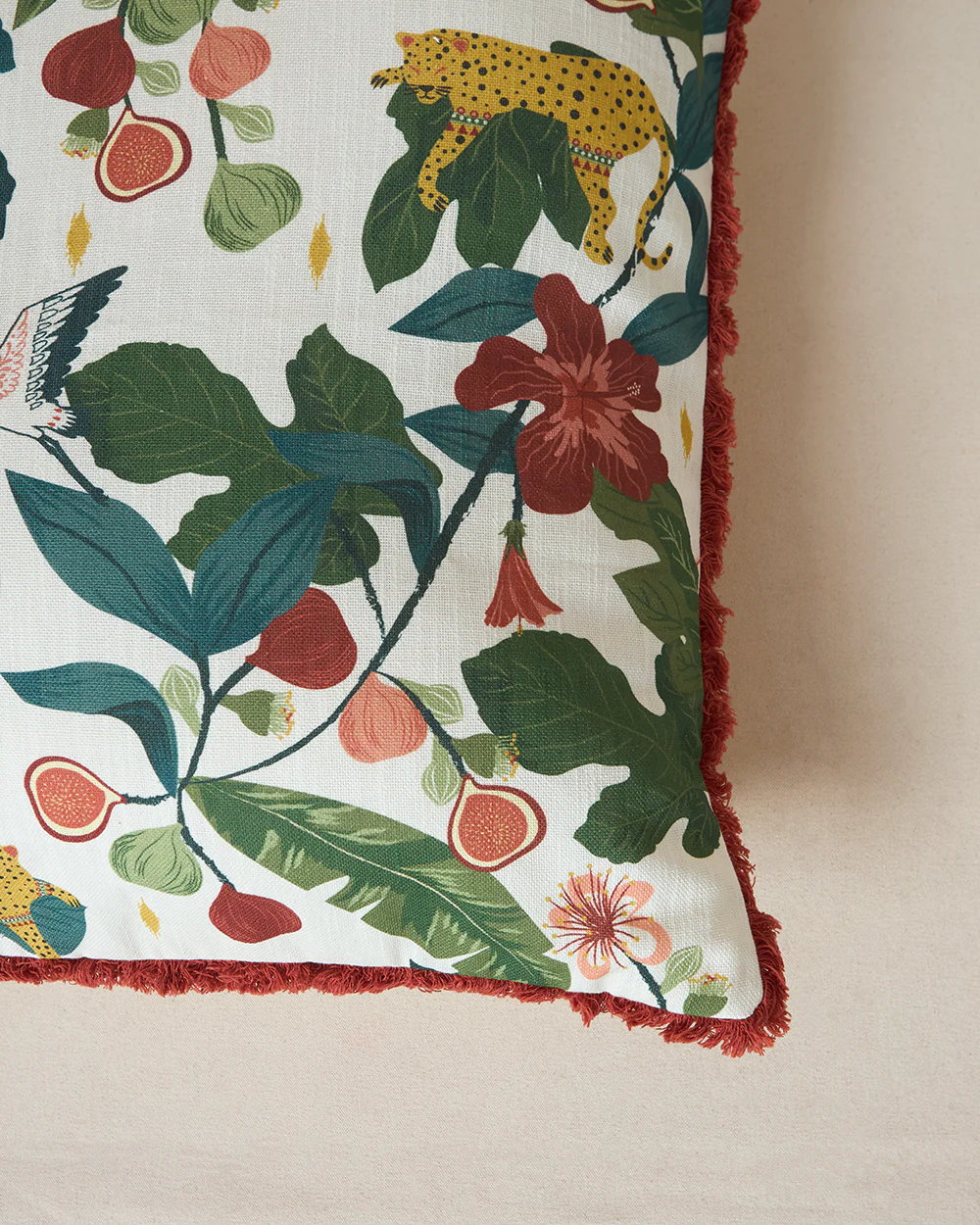 Wild Bloom Cushion Cover, 20" | Lost In Paradise - Image 6