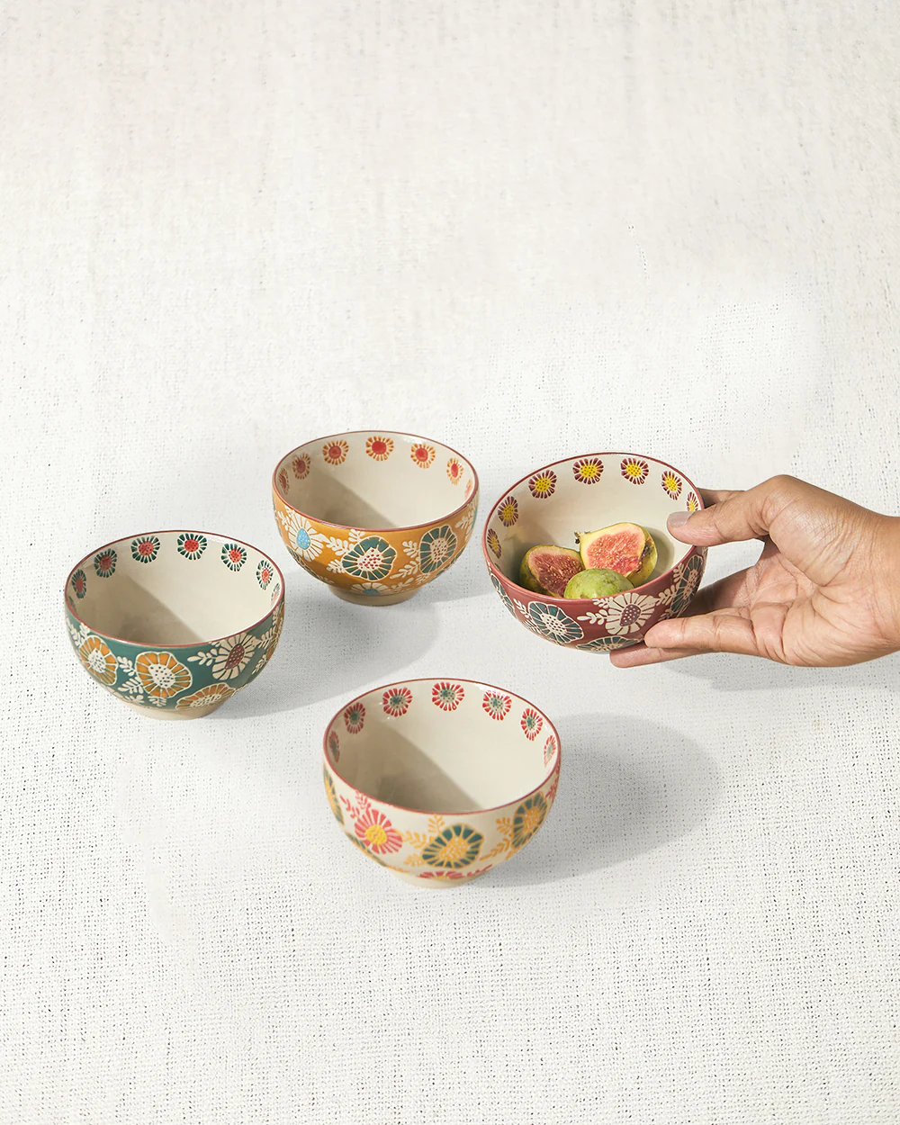 Wildflower Bowls Gift Set of 4, 220ml | Lost in Paradise - Image 2