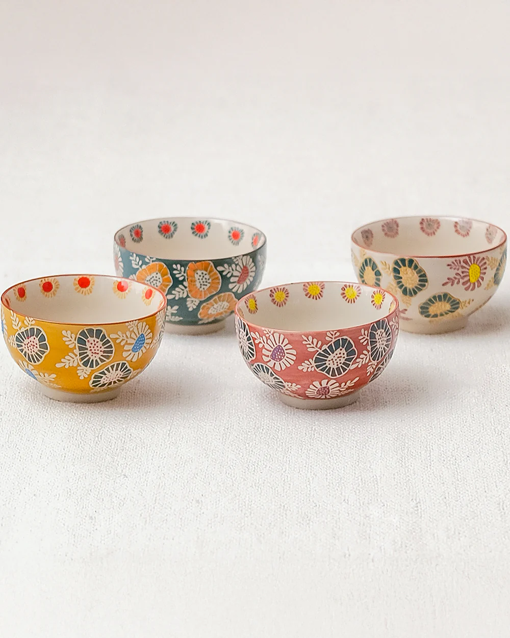Wildflower Bowls Gift Set of 4, 220ml | Lost in Paradise - Image 5