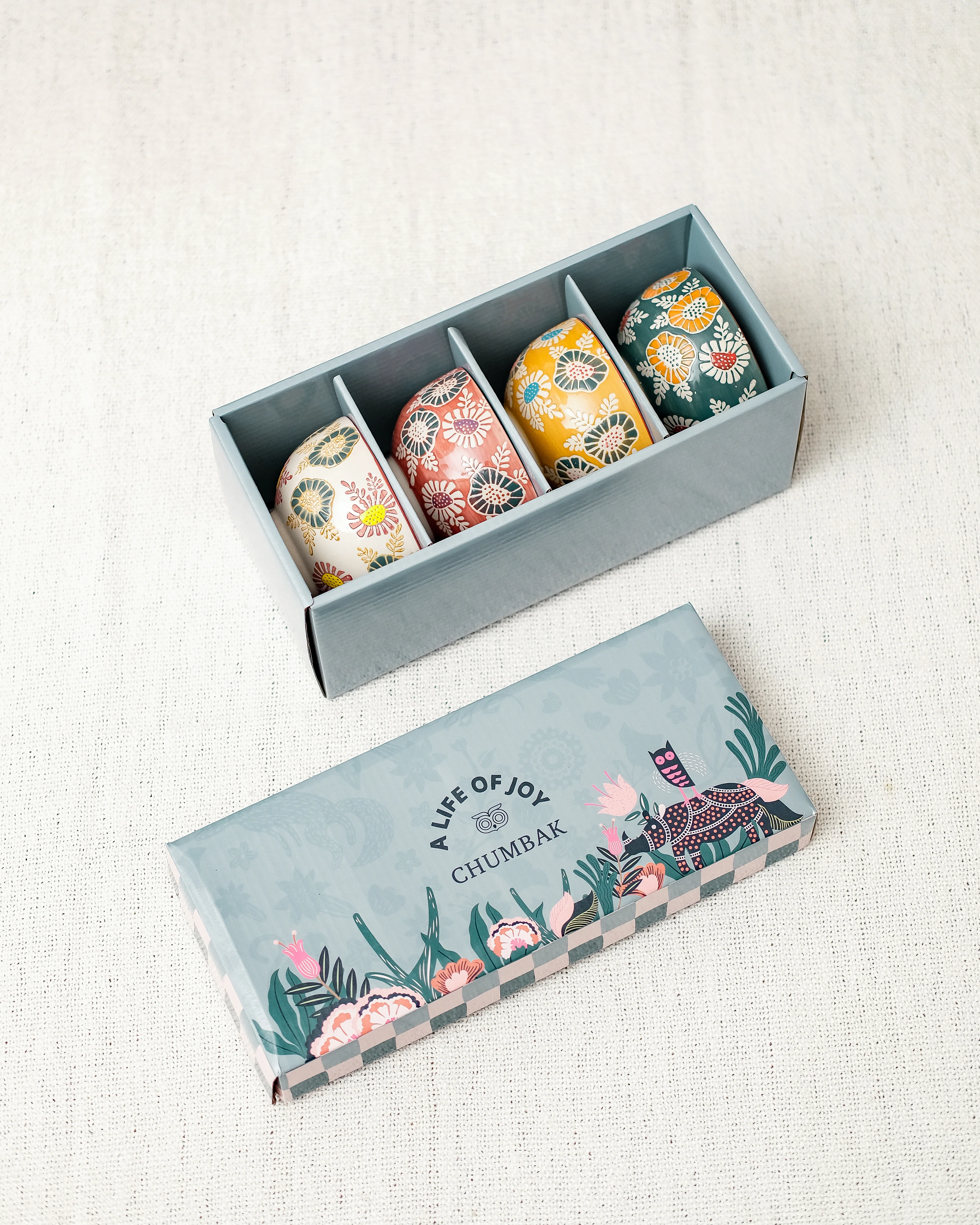 Wildflower Bowls Gift Set of 4, 220ml | Lost in Paradise - Image 9
