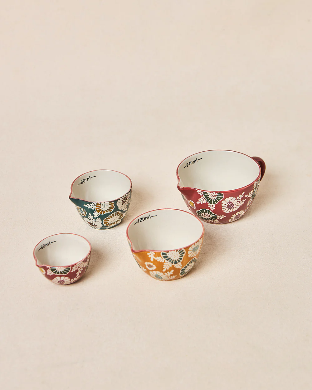 Wildflower Measurning Cup Set of 4 | Lost in Paradise - Image 2