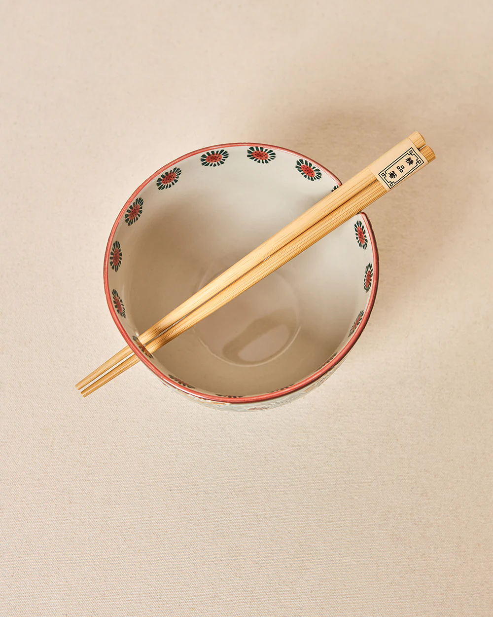 Wildflower Ramen Bowl with Chopsticks, 450ml | Lost in Paradise - Image 6