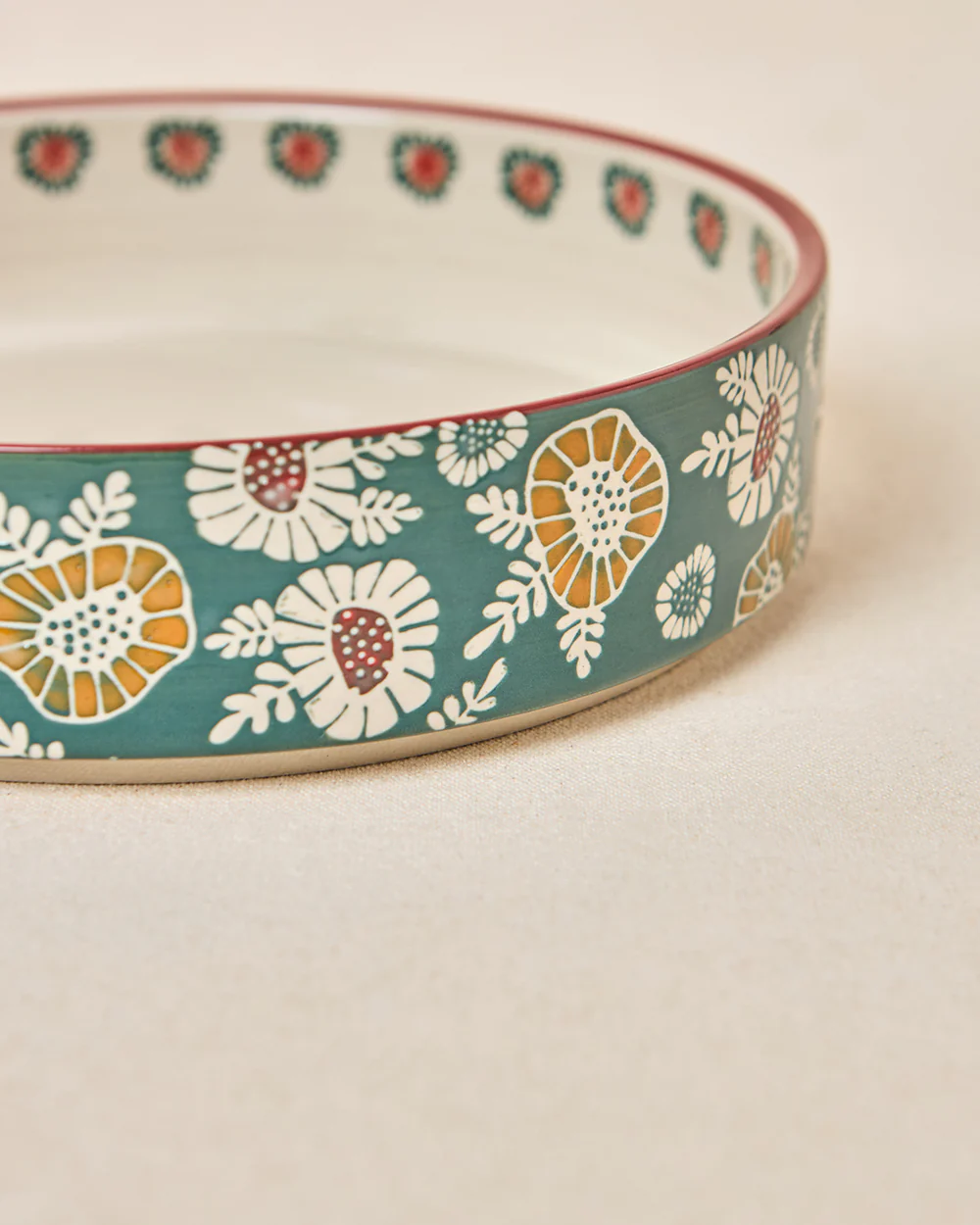 Wildflower Serving Bowl, 8" dia | Lost in Paradise - Image 4
