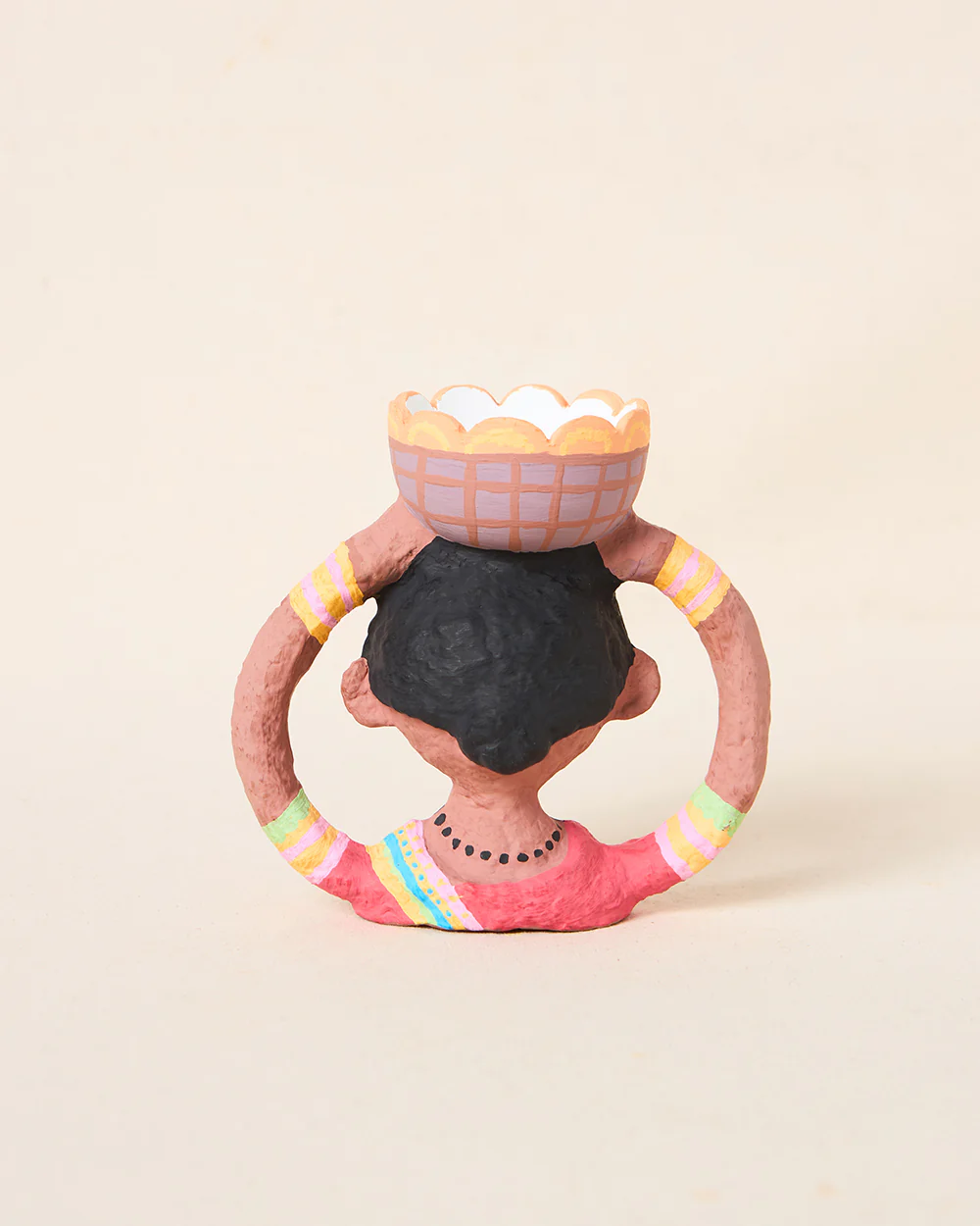 Mala Paper Mache Candle Stand | Lost in Paradise - Image 7